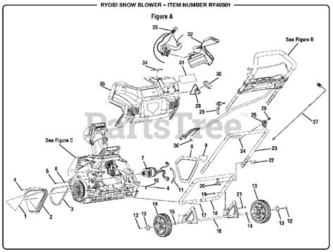 ryobi handheld snow blower|ryobi snow blower replacement parts.